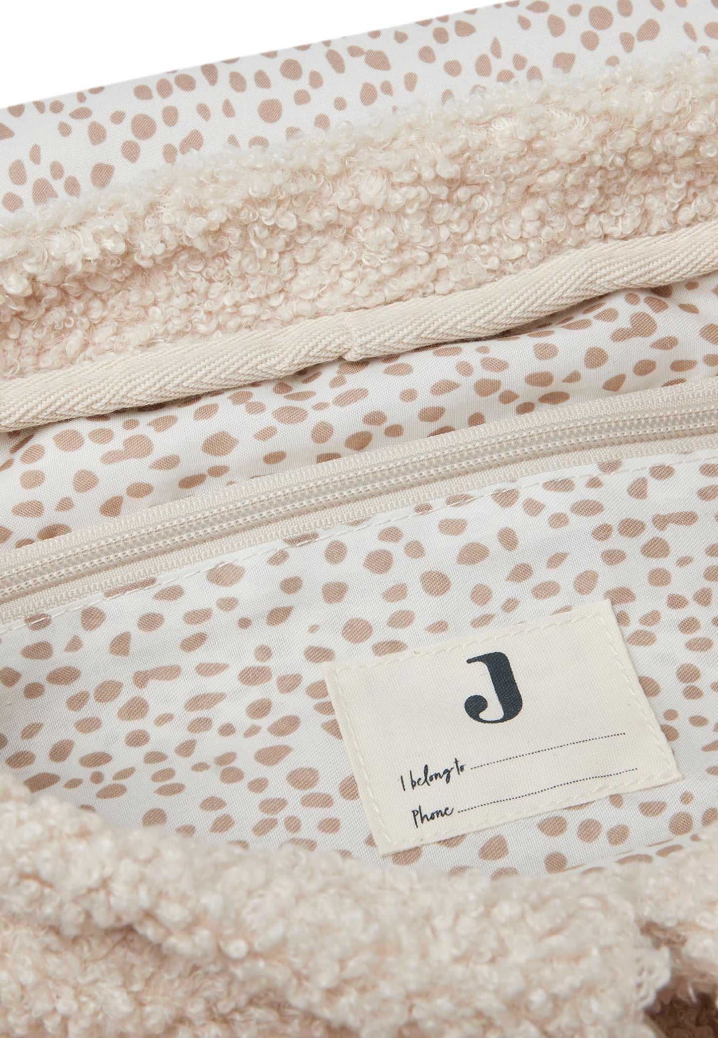 Jollein Rugtasje | Boucle | Naturel