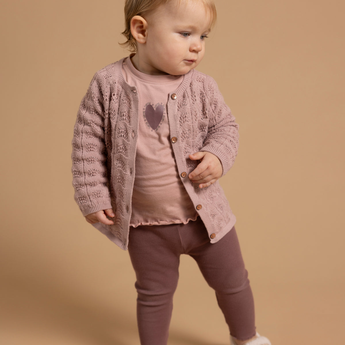 Noppies Broekje | Legging | Rose Taupe