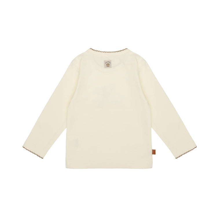 Frogs & Dogs Shirt | Queen Bee | Pristine | Creme Wit met Print