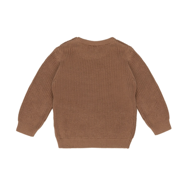 Frogs & Dogs Sweater | Trui | Flat Knit Rib | Beaver Fur | Bruin