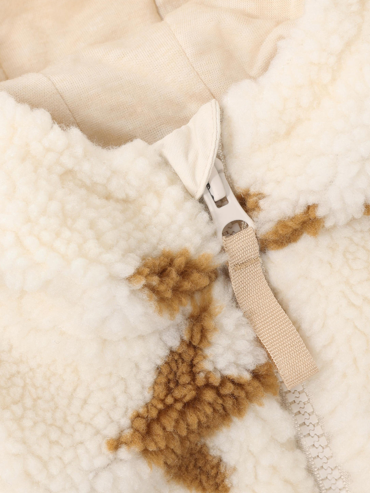 Noppies Jas | Teddystof | Buttercream |