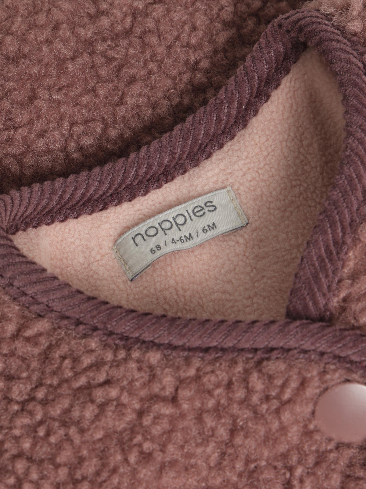 Noppies Jas | Teddystof | Indoor | Rose Taupe