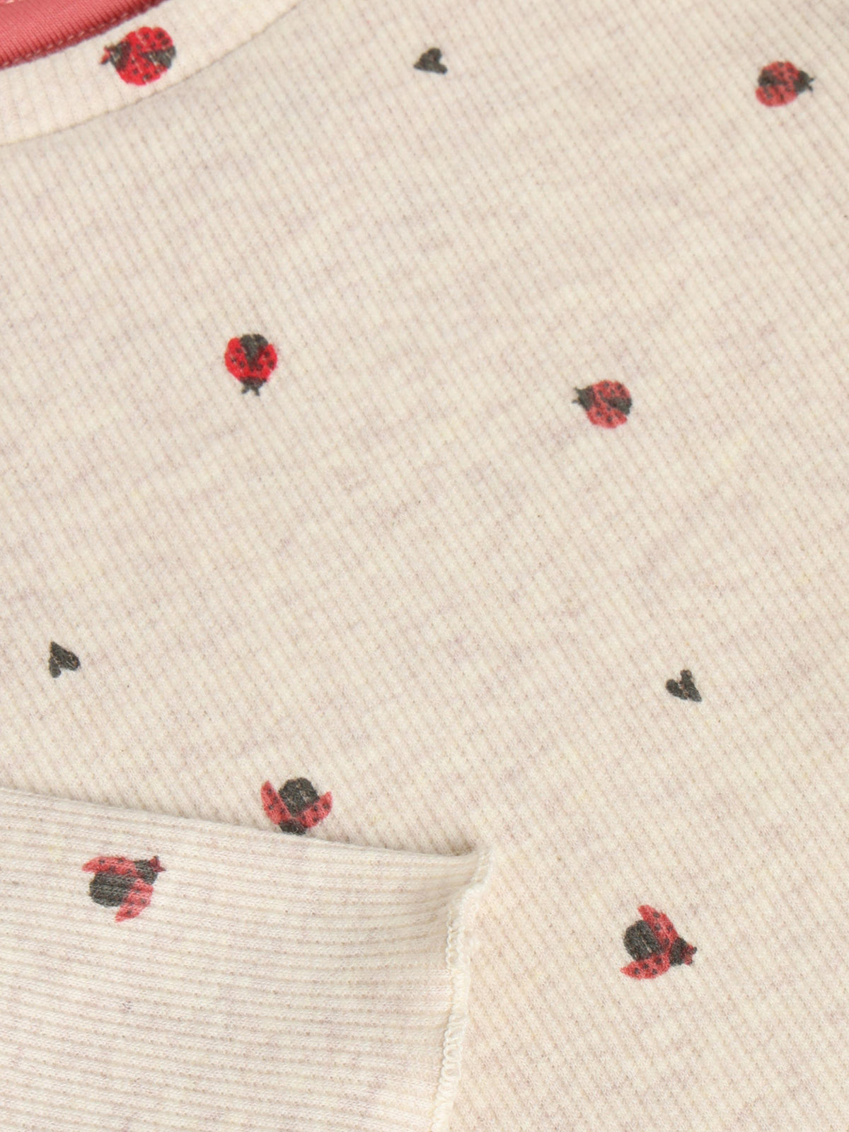 Noppies T-Shirt | Lange Mouw | Sand Melange | Print