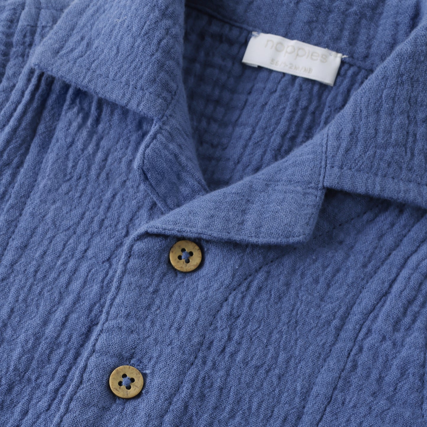 Noppies - Shirt - Gray Blue - Korte mouw