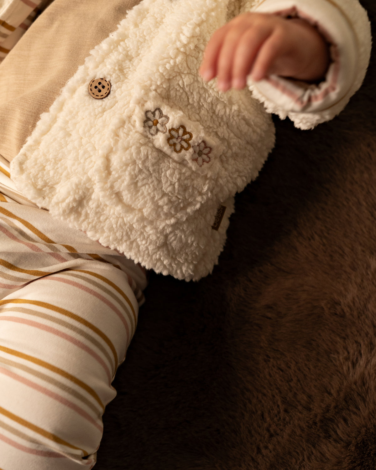 Bess Jas | Teddystof | Babyjasje | Off White