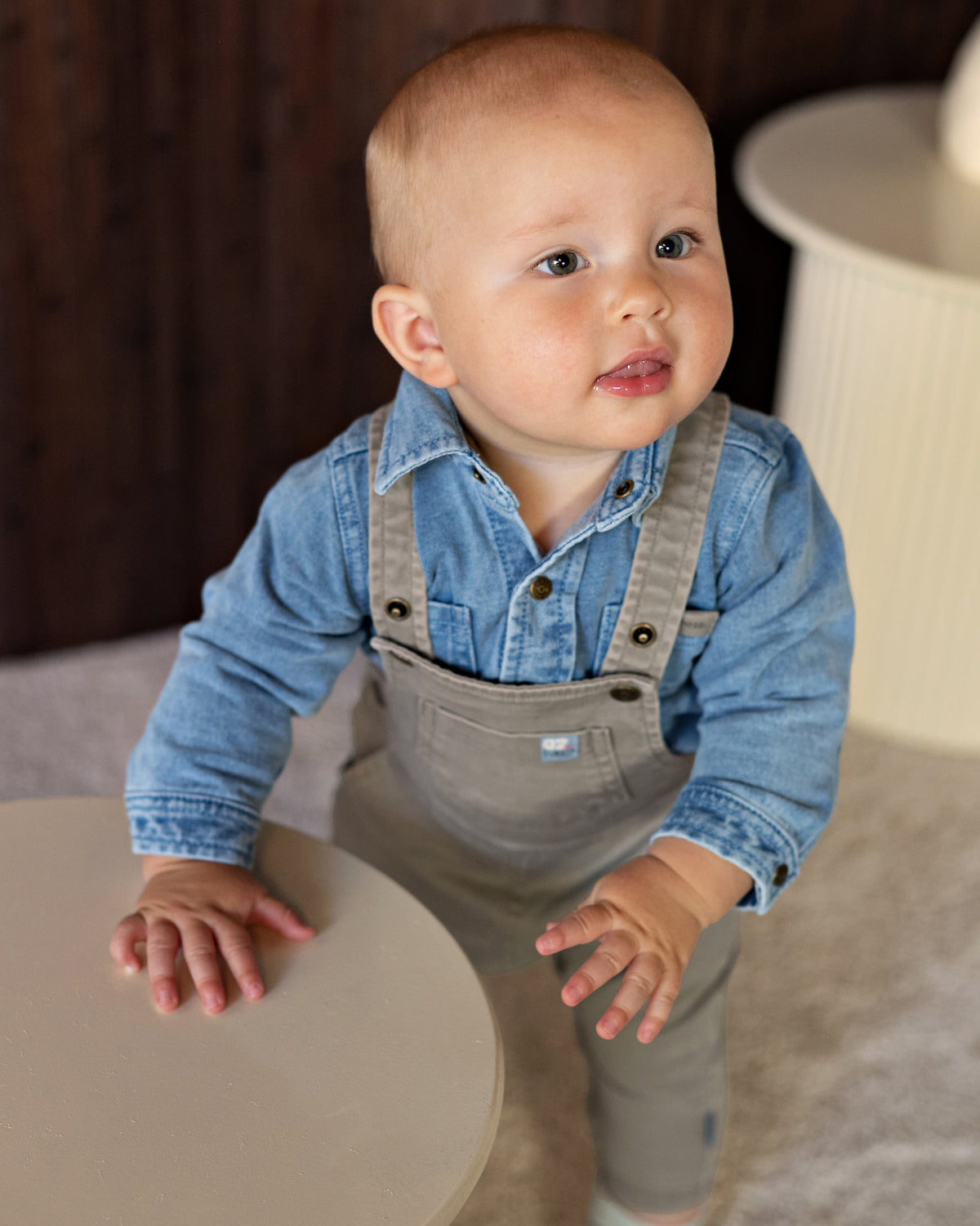 Bess Blouse | Lange Mouw | Blue Denim