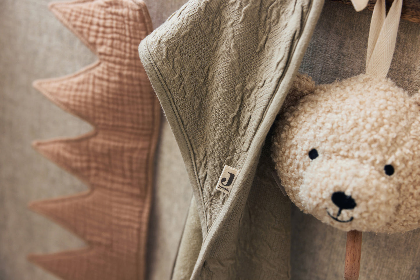 Jollein Muziekhanger | Teddy Bear | Boucle | Naturel