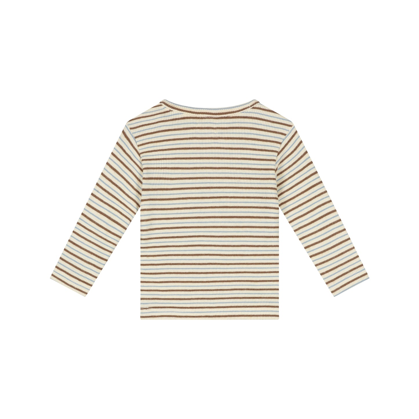 A Tiny Story Baby T-Shirt | Long Sleeve | Ivory | Gestreept