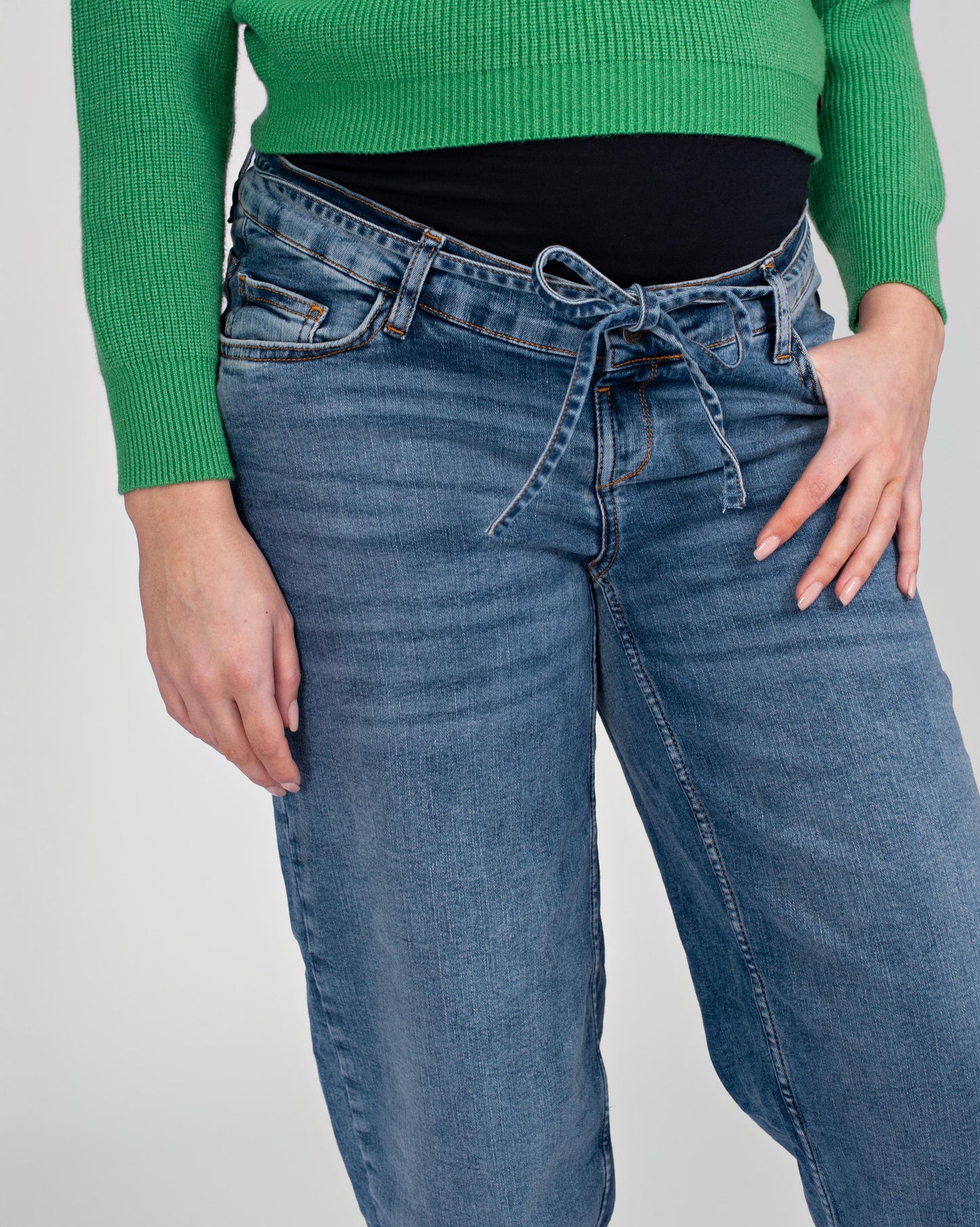 Love2Wait Jeans Kate | Zwangerschapsbroek | Stone Wash