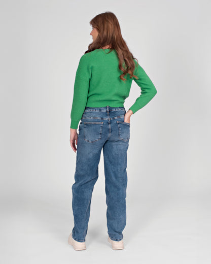 Love2Wait Jeans Kate | Zwangerschapsbroek | Stone Wash