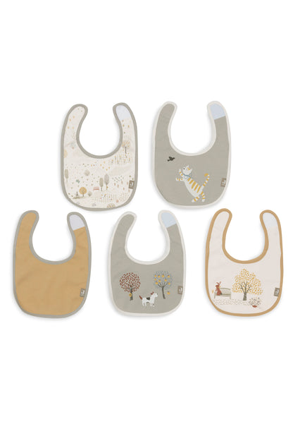 Jollein Slab Jersey | Waterproof | Tiny Park (5Pack)
