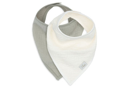 Jollein | Slab Bandana | Hydrofiel | 2 Stuks | Olive Green | Beige
