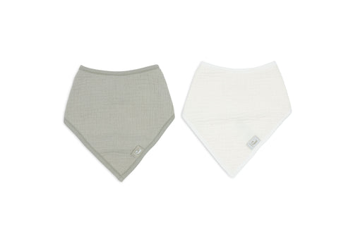 Jollein | Slab Bandana | Hydrofiel | 2 Stuks | Olive Green | Beige