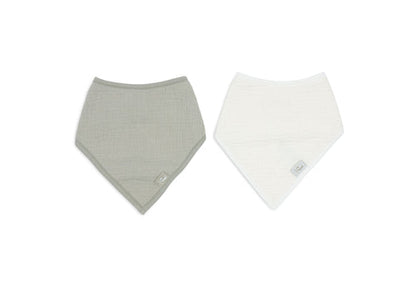 Jollein | Slab Bandana | Hydrofiel | 2 Stuks | Olive Green | Beige