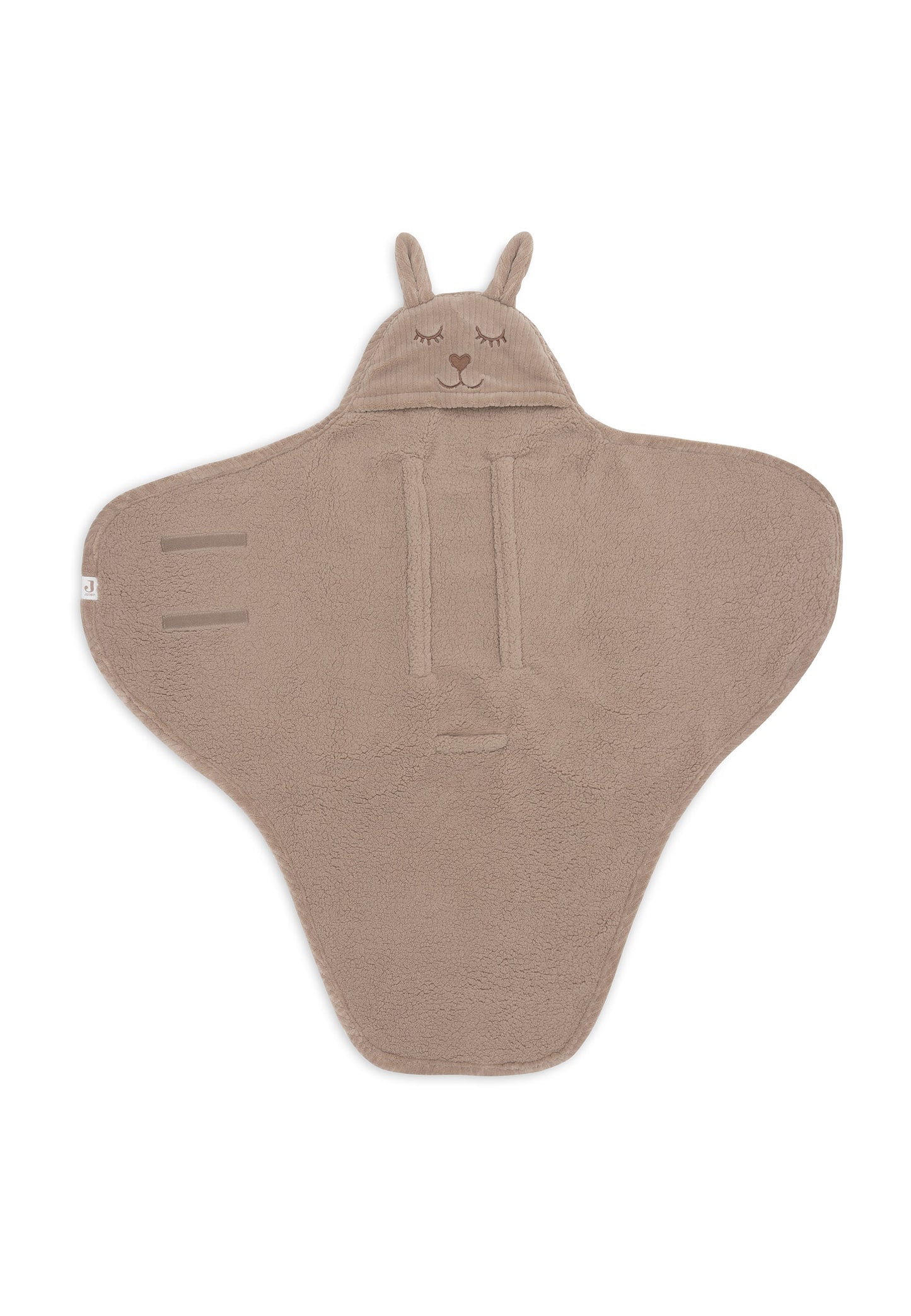 Jollein Wikkeldeken | Bunny | Cloudy Rib | Milky Coffee