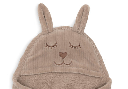 Jollein Wikkeldeken | Bunny | Cloudy Rib | Milky Coffee