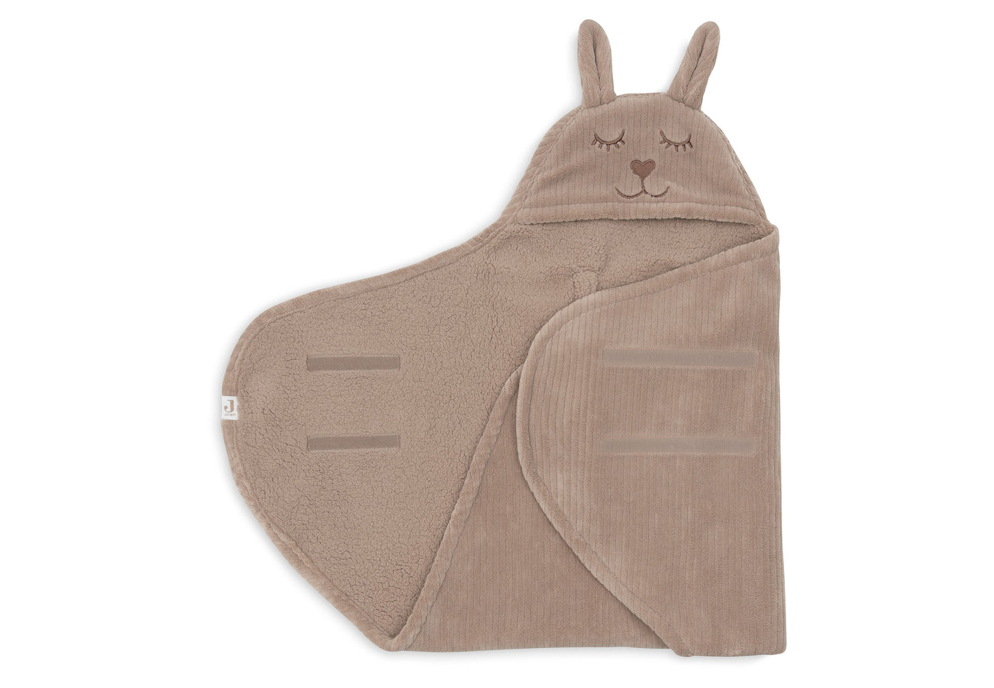 Jollein Wikkeldeken | Bunny | Cloudy Rib | Milky Coffee
