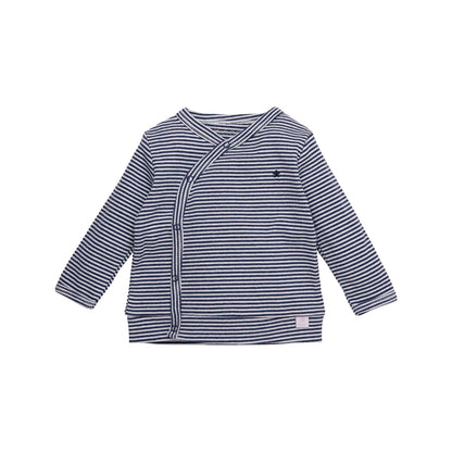 Bess Baby Overslag Longsleeve | Blauw