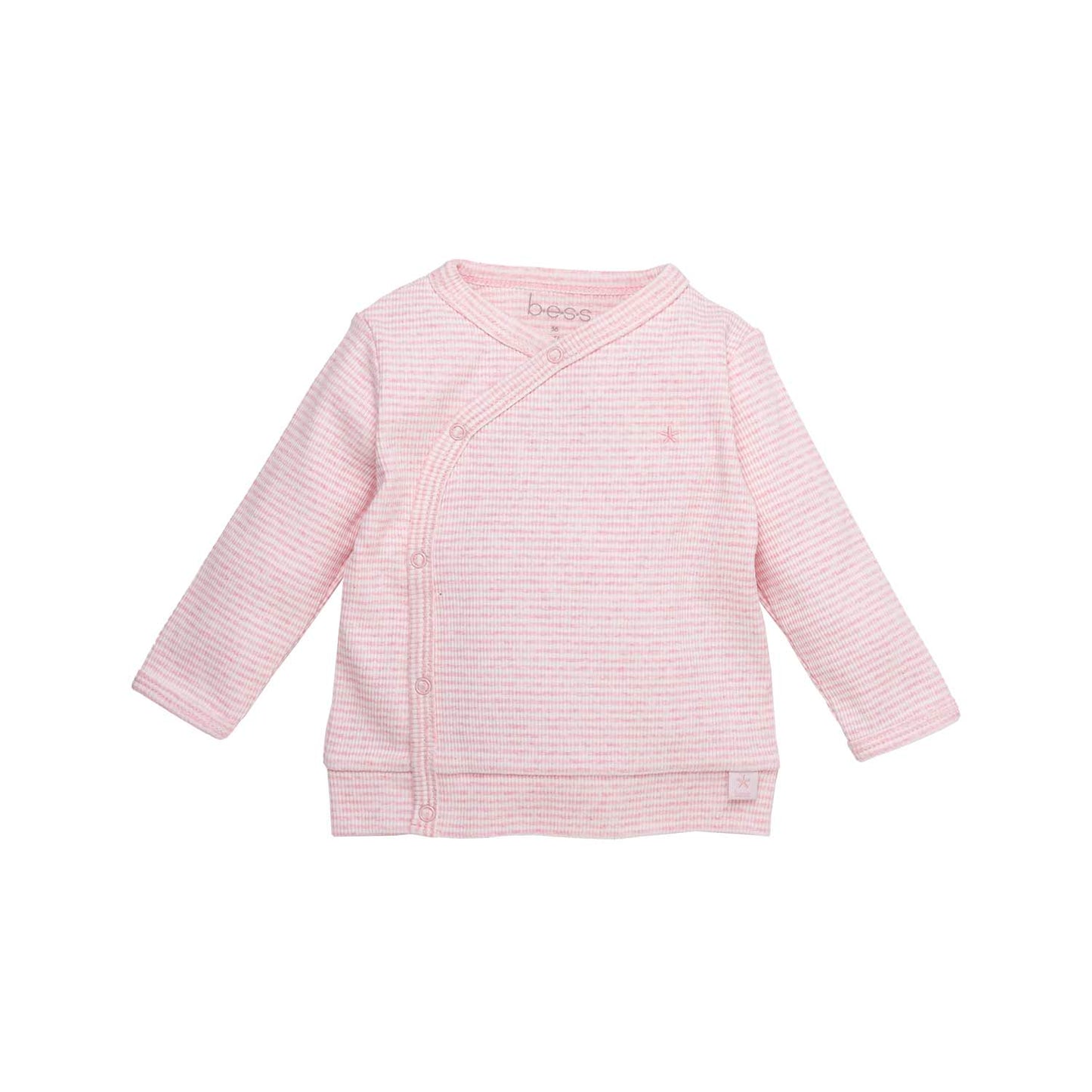 Bess Baby Overslag Longsleeve | Roze