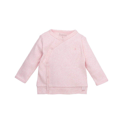 Bess Baby Overslag Longsleeve | Roze