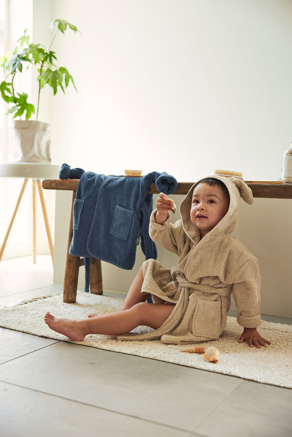 Jollein Baby Badjas | 1-2 year | Nougat