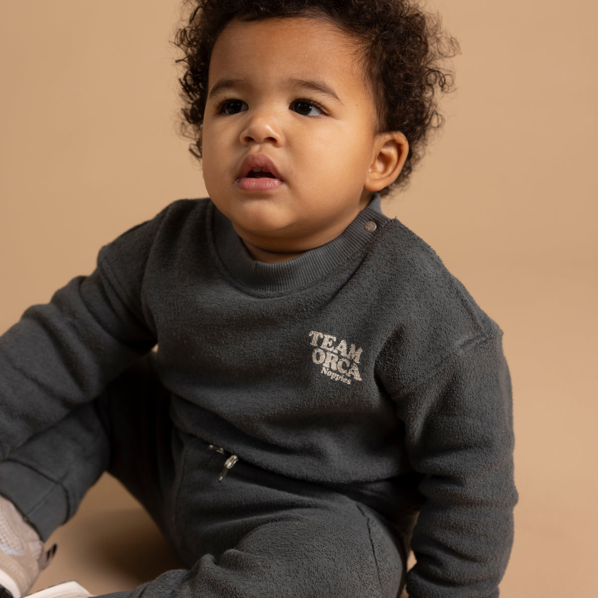 Noppies Sweater | Lange Mouw | Team Orca | Donkergroen