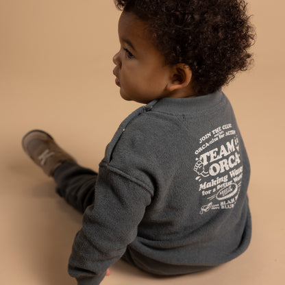 Noppies Sweater | Lange Mouw | Team Orca | Donkergroen