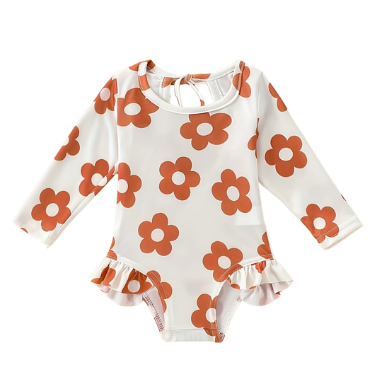 Baby badpak - Zwemkleding - Bloemen print