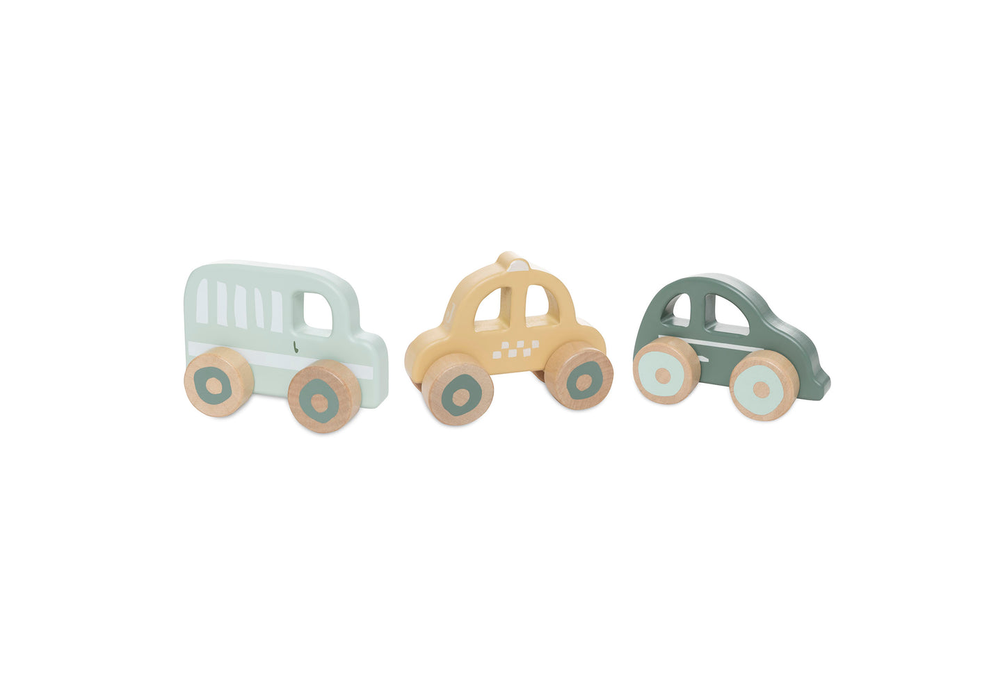 Jollein Houten Auto op Wielen | On The Go | 3 Stuks