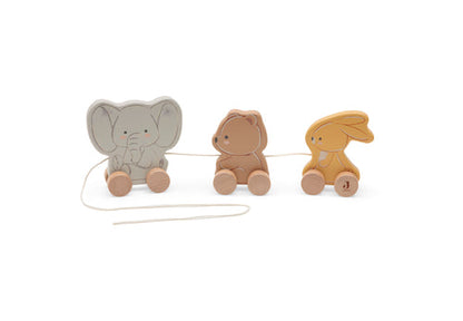 Jollein Houten Jollies op Wielen | Konijn |  Beertje | Olifant