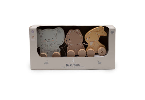Jollein Houten Jollies op Wielen | Konijn |  Beertje | Olifant