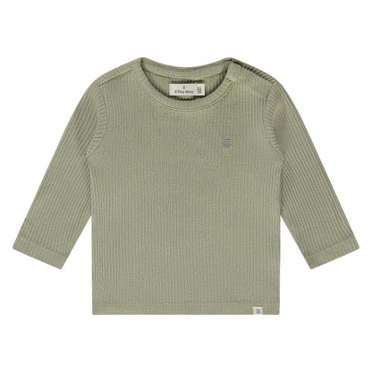 A Tiny Story Baby T-Shirt | Long sleeve | Moss Groen