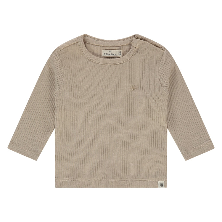A Tiny Story Baby T-Shirt | Long Sleeve | Nougat
