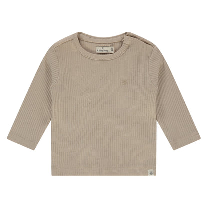 A Tiny Story Baby T-Shirt | Long Sleeve | Nougat