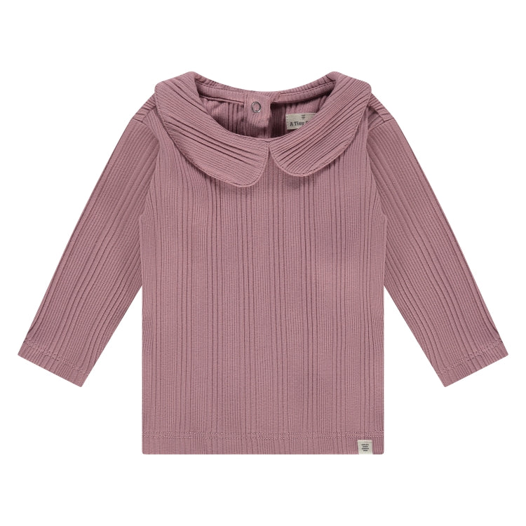 A Tiny Story - Baby T-Shirt - Long sleeve - Rouge - Roze
