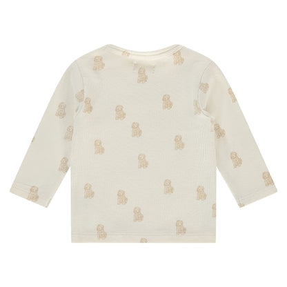 A Tiny Story Baby T-Shirt Longsleeve |  Ecru | Doodle