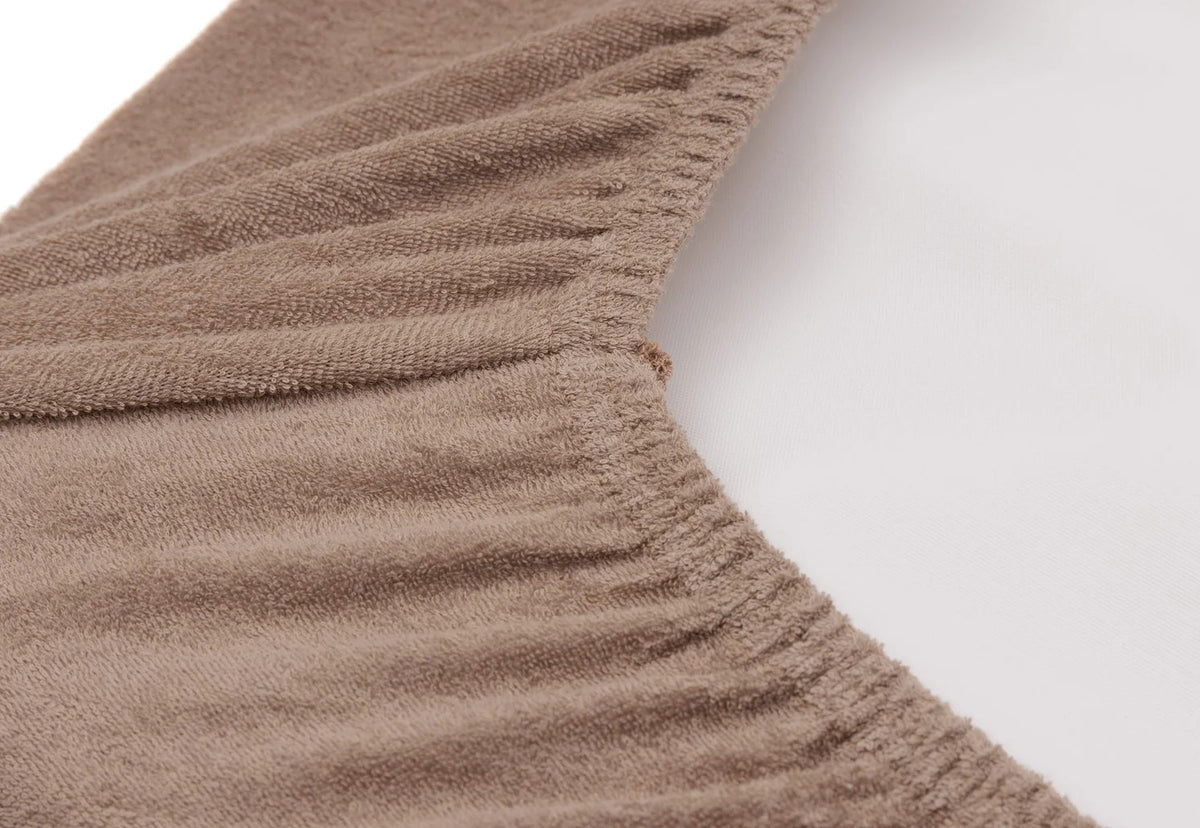 Jollein Aankleedkussenhoes Badstof | 50 x 70 cm | Milky Coffee & Ivory | 2 Stuks