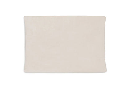 Jollein Aankleedkussenhoes Badstof | 50 x 70 cm | Milky Coffee & Ivory | 2 Stuks