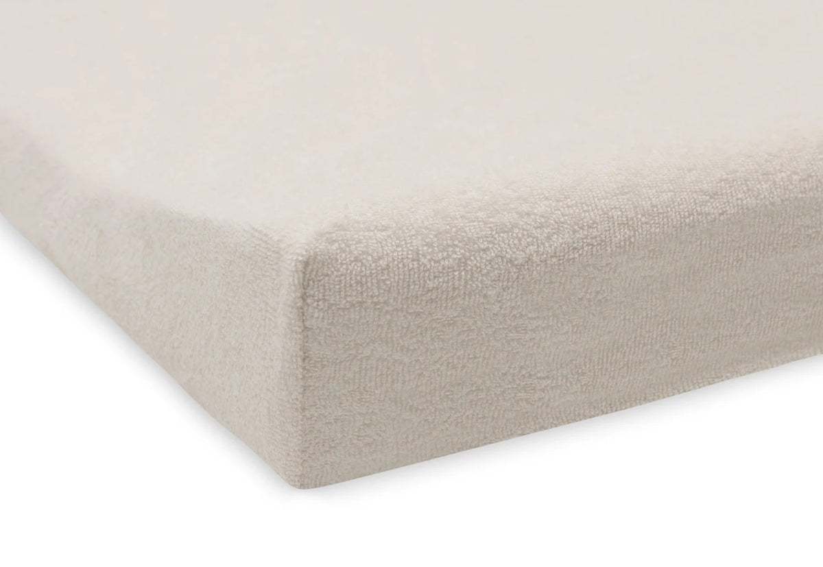 Jollein Aankleedkussenhoes Badstof | 50 x 70 cm | Milky Coffee & Ivory | 2 Stuks
