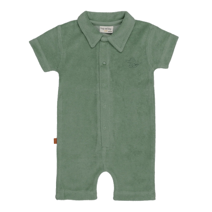 Frogs and Dogs | Korte romper met krokodillenprint  | Lily Pad