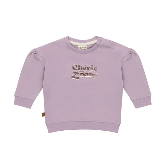 Frogs and Dogs - Sweater - Chérie Baby Trui - Lavendel Frost