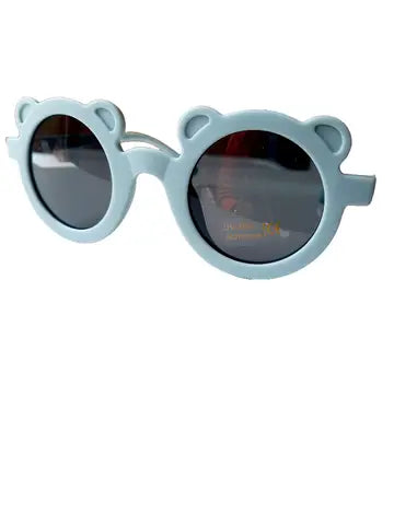Zonnebril voor kinderen Beer  | Kinderzonnebril | Babyzonnebril | Licht Blauw | UV 400