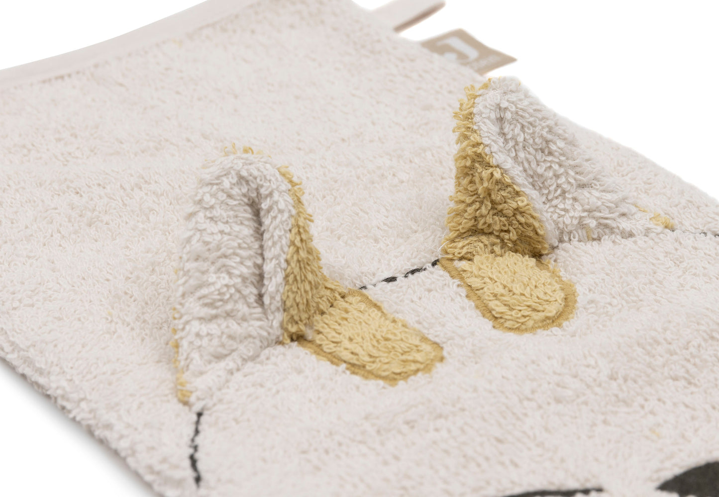 Washandje Badstof - Pets - Sand -Charlie Cat