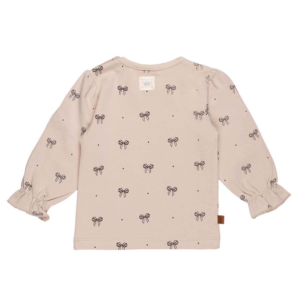Frogs and Dogs Ballerina Baby Shirt Bow | Sepia Rose