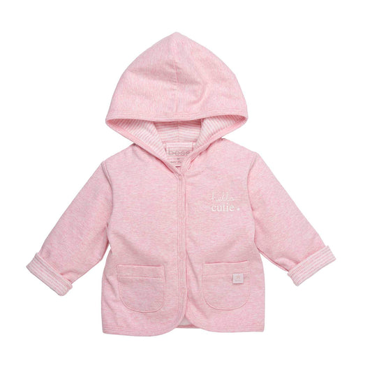 Bess | Basis NOOS | Babyjas | Cardigan | Reversible | Roze