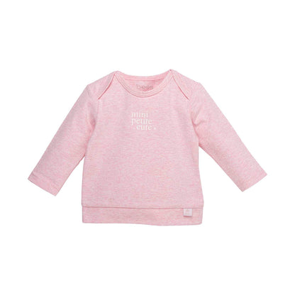Bess Baby  Longsleeve | Roze | Melange