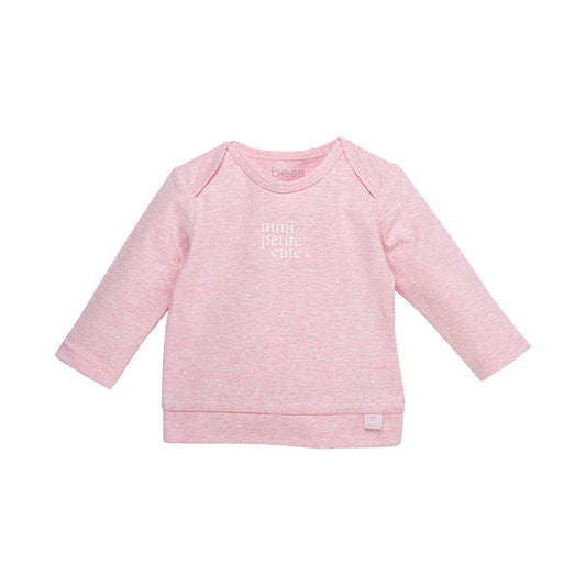 Bess- Baby  Longsleeve - Roze = Melange