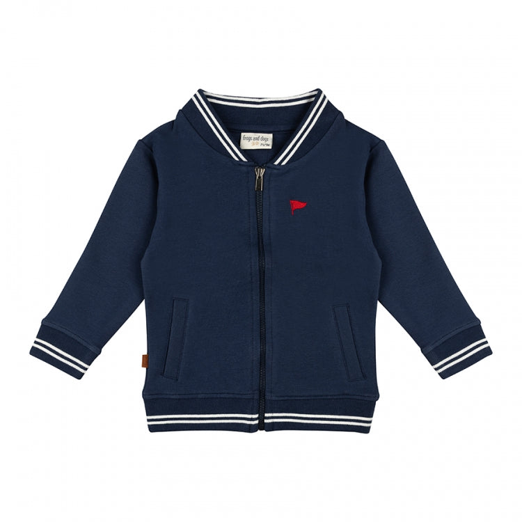Frogs and Dogs Varsity Jacket Baby | Blues