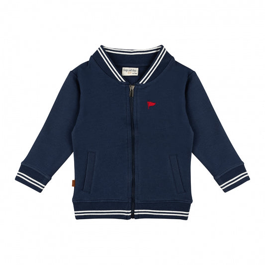 Frogs and Dogs - Varsity Jacket Baby - Dress Blues