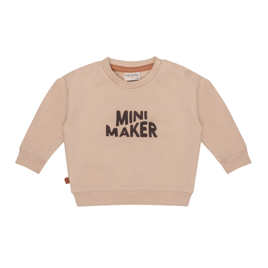 Frogs & Dogs Sweater | Trui | Mini Maker | Beige